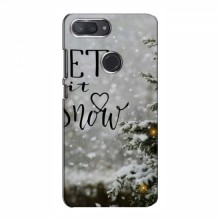 Новогодние, Праздничные Чехлы для Xiaomi Mi8 Lite - 2024 год Let it snow - купить на Floy.com.ua
