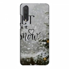 Новогодние, Праздничные Чехлы для Xiaomi Mi 9 Lite - 2024 год Let it snow - купить на Floy.com.ua