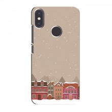 Новогодние, Праздничные Чехлы для Xiaomi Mi A2 - 2024 год Зимний город - купить на Floy.com.ua