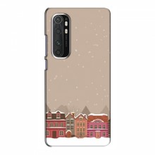 Новогодние, Праздничные Чехлы для Xiaomi Mi Note 10 Lite - 2024 год Зимний город - купить на Floy.com.ua