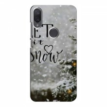 Новогодние, Праздничные Чехлы для Xiaomi Mi Play - 2024 год Let it snow - купить на Floy.com.ua