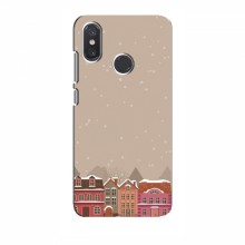 Новогодние, Праздничные Чехлы для Xiaomi Mi8 - 2024 год Зимний город - купить на Floy.com.ua