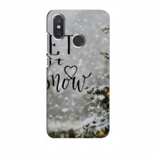 Новогодние, Праздничные Чехлы для Xiaomi Mi8 - 2024 год Let it snow - купить на Floy.com.ua