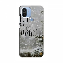 Новогодние, Праздничные Чехлы для Xiaomi POCO C51 - 2024 год Let it snow - купить на Floy.com.ua