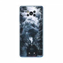 Новогодние, Праздничные Чехлы для Xiaomi POCO X3 - 2024 год Зимний поезд - купить на Floy.com.ua