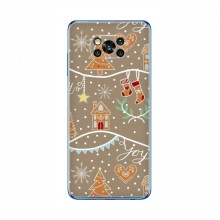 Новогодние, Праздничные Чехлы для Xiaomi POCO X3 - 2024 год Новогодние пряники - купить на Floy.com.ua