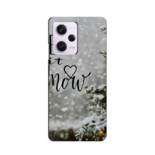 Новогодние, Праздничные Чехлы для Xiaomi POCO X5 GT - 2024 год Let it snow - купить на Floy.com.ua