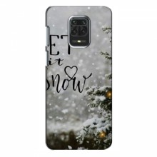 Новогодние, Праздничные Чехлы для Xiaomi Redmi 10X - 2024 год Let it snow - купить на Floy.com.ua