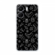 Новогодние, Праздничные Чехлы для Xiaomi Redmi 13C - 2024 год Новогодний фон - купить на Floy.com.ua