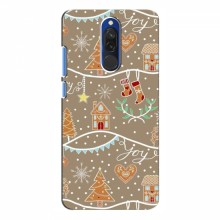 Новогодние, Праздничные Чехлы для Xiaomi Redmi 8 - 2024 год Новогодние пряники - купить на Floy.com.ua