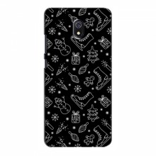 Новогодние, Праздничные Чехлы для Xiaomi Redmi 8A - 2024 год Новогодний фон - купить на Floy.com.ua