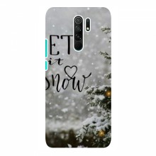 Новогодние, Праздничные Чехлы для Xiaomi Redmi 9 - 2024 год Let it snow - купить на Floy.com.ua