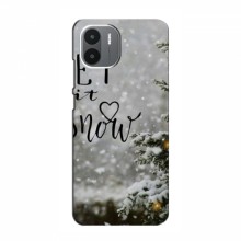 Новогодние, Праздничные Чехлы для Xiaomi Redmi A2 - 2024 год Let it snow - купить на Floy.com.ua