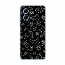 Новогодние, Праздничные Чехлы для Xiaomi Redmi Note 12 (4G) - 2024 год Новогодний фон - купить на Floy.com.ua