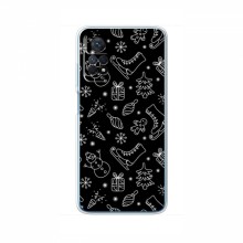 Новогодние, Праздничные Чехлы для Xiaomi Redmi Note 12 Pro (4G) - 2024 год Новогодний фон - купить на Floy.com.ua