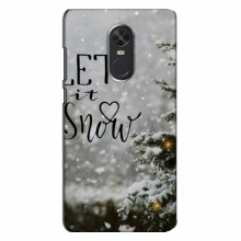 Новогодние, Праздничные Чехлы для Xiaomi Redmi Note 4X - 2024 год Let it snow - купить на Floy.com.ua
