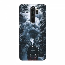 Новогодние, Праздничные Чехлы для Xiaomi Redmi Note 8 Pro - 2024 год Зимний поезд - купить на Floy.com.ua