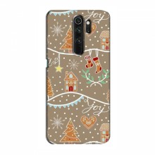 Новогодние, Праздничные Чехлы для Xiaomi Redmi Note 8 Pro - 2024 год Новогодние пряники - купить на Floy.com.ua