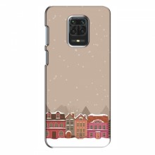 Новогодние, Праздничные Чехлы для Xiaomi Redmi Note 9 Pro - 2024 год Зимний город - купить на Floy.com.ua