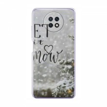 Новогодние, Праздничные Чехлы для Xiaomi Redmi Note 9T - 2024 год Let it snow - купить на Floy.com.ua