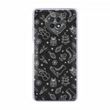 Новогодние, Праздничные Чехлы для Xiaomi Redmi Note 9T - 2024 год Новогодний фон - купить на Floy.com.ua