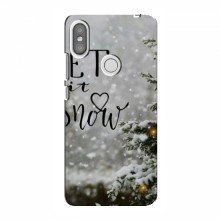 Новогодние, Праздничные Чехлы для Xiaomi Redmi S2 - 2024 год Let it snow - купить на Floy.com.ua