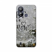 Новогодние, Праздничные Чехлы для ZTE Blade L220 - 2024 год Let it snow - купить на Floy.com.ua