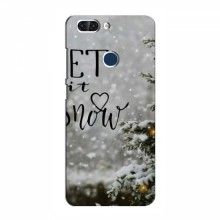 Новогодние, Праздничные Чехлы для ZTE Blade V9 - 2024 год Let it snow - купить на Floy.com.ua