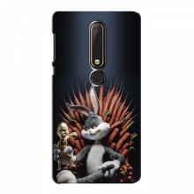 Популярные Чехлы с картинками для Нокиа 6 (2018) Король Кролик - купить на Floy.com.ua
