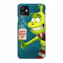 Рождественские Чехлы для iPhone 12 mini (VPrint) Зеленый Гринч - купить на Floy.com.ua