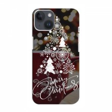 Рождественские Чехлы для iPhone 15 (VPrint) Елочка узорная - купить на Floy.com.ua