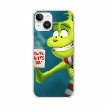 Рождественские Чехлы для iPhone 16 Ultra (VPrint) Зеленый Гринч - купить на Floy.com.ua