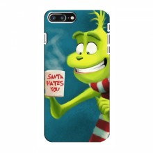 Рождественские Чехлы для iPhone 8 Plus (VPrint) Зеленый Гринч - купить на Floy.com.ua