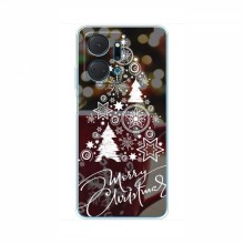 Рождественские Чехлы для Huawei Honor X7a (VPrint) Елочка узорная - купить на Floy.com.ua