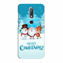 Рождественские Чехлы для Nokia 6.1 Plus (VPrint)