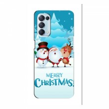 Рождественские Чехлы для OPPO Reno 5 (4G) (VPrint) - купить на Floy.com.ua