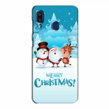 Рождественские Чехлы для Samsung Galaxy A20 2019 (A205F) (VPrint) - купить на Floy.com.ua