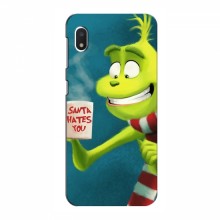 Рождественские Чехлы для Samsung Galaxy A10e (VPrint) Зеленый Гринч - купить на Floy.com.ua