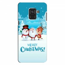 Рождественские Чехлы для Samsung A8, A8 2018, A530F (VPrint)