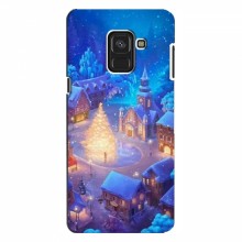 Рождественские Чехлы для Samsung A8, A8 2018, A530F (VPrint) Рождественское настроение - купить на Floy.com.ua