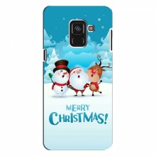 Рождественские Чехлы для Samsung A8 Plus , A8 Plus 2018, A730F (VPrint) - купить на Floy.com.ua
