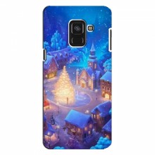 Рождественские Чехлы для Samsung A8 Plus , A8 Plus 2018, A730F (VPrint) Рождественское настроение - купить на Floy.com.ua