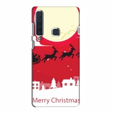 Рождественские Чехлы для Samsung A9 2018 (VPrint) Санта с оленями - купить на Floy.com.ua
