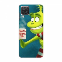 Рождественские Чехлы для Samsung Galaxy A12 (2021) (VPrint) Зеленый Гринч - купить на Floy.com.ua