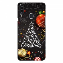 Рождественские Чехлы для Samsung Galaxy A20s (A207) (VPrint) Елочка - купить на Floy.com.ua