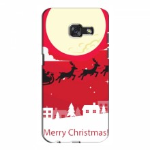 Рождественские Чехлы для Samsung A3 2017, A320, A320F (VPrint) Санта с оленями - купить на Floy.com.ua