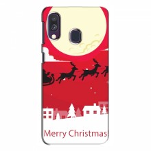 Рождественские Чехлы для Samsung Galaxy A40 2019 (A405F) (VPrint)