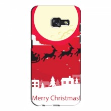 Рождественские Чехлы для Samsung A5 2017, A520, A520F (VPrint) Санта с оленями - купить на Floy.com.ua