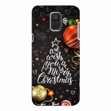 Рождественские Чехлы для Samsung A6 2018, A600F (VPrint) Елочка - купить на Floy.com.ua