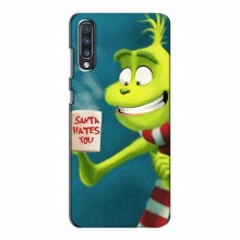 Рождественские Чехлы для Samsung Galaxy A70 2019 (A705F) (VPrint) Зеленый Гринч - купить на Floy.com.ua